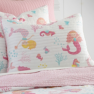 Levtex Home Joelle 3-Piece Reversible Full/Queen Quilt Set in Pink. View a larger version of this product image.