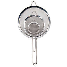 Simply Essential™ 3-Piece Long Handled Stainless Steel Mesh Strainers Set