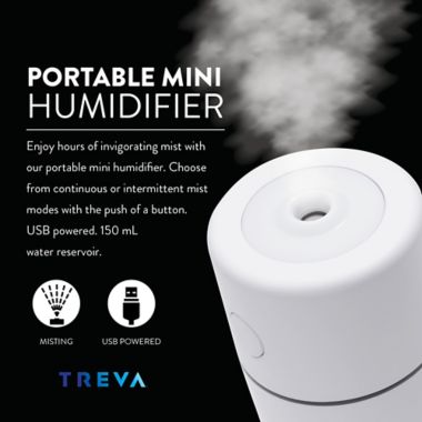 Treva&reg; Drop Light USB Humidifier in White. View a larger version of this product image.