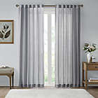 Alternate image 0 for Bee &amp; Willow&trade; Eyelet Stripe 63-Inch Rod Pocket Curtain Panel in Grey (Single)