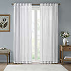 Alternate image 1 for Bee &amp; Willow&trade; Eyelet Stripe 84-Inch Rod Pocket Curtain Panel in White (Single)