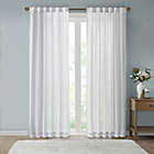 Alternate image 0 for Bee &amp; Willow&trade; Eyelet Stripe 84-Inch Rod Pocket Curtain Panel in White (Single)