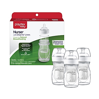 Playtex&reg; 3-Pack 4-Ounce Baby Drop-Ins Nurser. View a larger version of this product image.