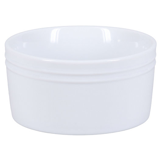 Microwave and Oven Safe! 3oz White Porcelain 6-Piece Ramekin Set Dishwasher
