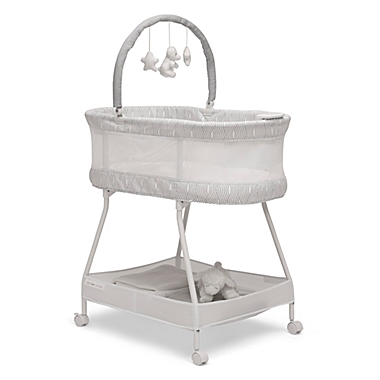 Delta Children Wave Vibrating Bassinet with Toy Bar. View a larger version of this product image.