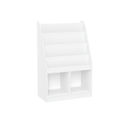 RiverRidge Home Kids Bookrack with 2 Cubbies in White