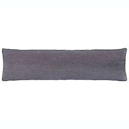 O&O by Olivia & Oliver™ 14-Inch x 36-Inch Velvet Oblong Throw Pillow in Onyx
