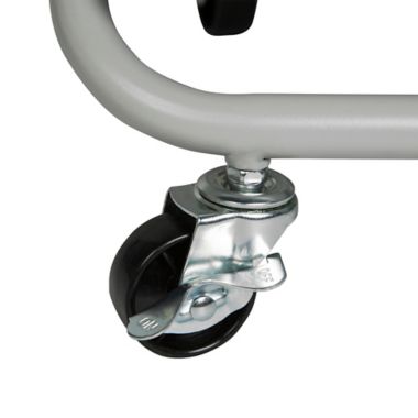 Squared Away&trade; 3-Tier Utility Storage Cart in Grey. View a larger version of this product image.