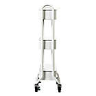 Alternate image 6 for Squared Away&trade; 3-Tier Narrow Utility Storage Cart in White