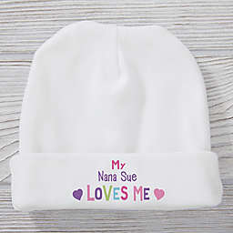 You Are Loved Hearts Baby Knit Hat