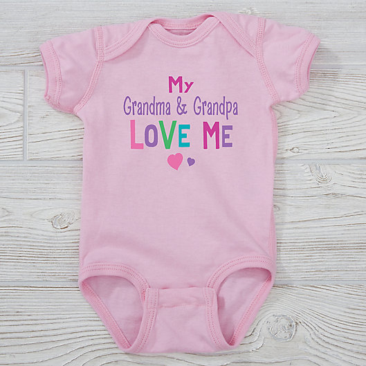 Alternate image 1 for You Are Loved Size 6-18M Personalized Baby Bodysuit