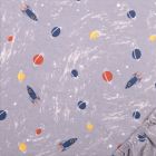 Alternate image 2 for Trend Lab&reg; Outer Space Planets Deluxe Flannel Crib Sheet in Grey