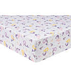 Alternate image 2 for Sammy &amp; Lou 2-Pack Rainbow Mermaid Fitted Crib Sheets in Purple/Pink