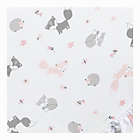 Alternate image 5 for Sammy &amp; Lou 2-Pack Girl Forest Microfiber Fitted Crib Sheets in Pink/Grey