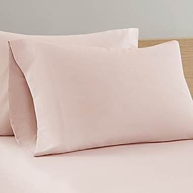 Marmalade 144-Thread Count Cotton Standard Pillowcase in Silver Peony. View a larger version of this product image.