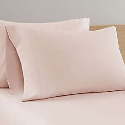 Marmalade 144-Thread Count Cotton Standard Pillowcase in Silver Peony