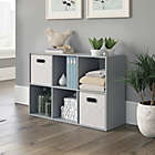 Alternate image 1 for Simply Essential&trade; 6-Cube Organizer in Grey