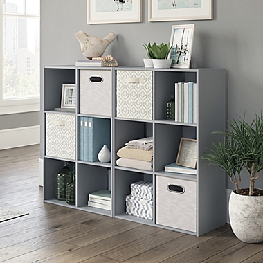 Simply Essential&trade; 6-Cube Organizer in Grey. View a larger version of this product image.
