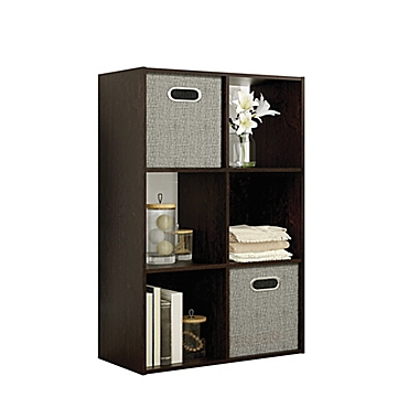 Simply Essential&trade; 6-Cube Organizer in Espresso. View a larger version of this product image.