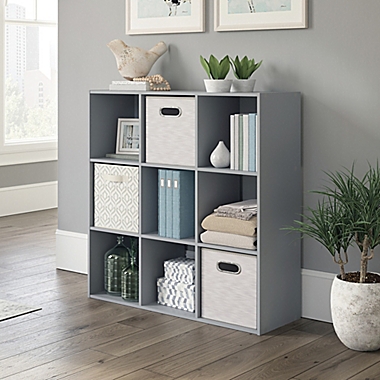 Simply Essential&trade; 9-Cube Organizer in Grey. View a larger version of this product image.