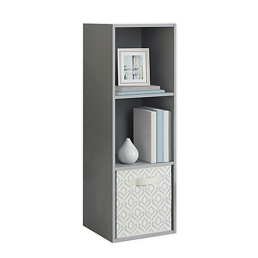 Alternate image 1 for Simply Essential™ 3-Cube Organizer in Grey