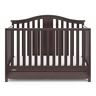 Graco&trade; Solano 4-in-1 Convertible Crib with Drawer in Espresso. View a larger version of this product image.