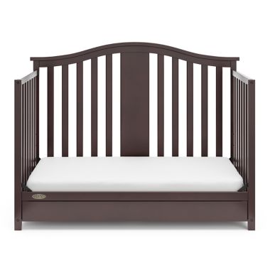 Graco&trade; Solano 4-in-1 Convertible Crib with Drawer in Espresso. View a larger version of this product image.