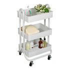 Alternate image 2 for Squared Away&trade; 3-Tier Utility Storage Cart in White