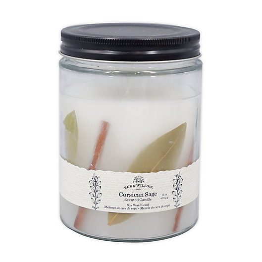 Alternate image 1 for Bee & Willow™ Corsican Sage 15 oz. Spring Floral Glass Jar Candle