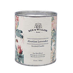 Bee & Willow™ Alsatian Lavender 11 oz. Tin Candle with Floral Design