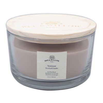 Bee &amp; Willow&trade; Vetiver 14 oz. Wood-Wick Glass Candle