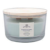 Bee &amp; Willow&trade; English Cucumber 14 oz. Wood-Wick Glass Candle