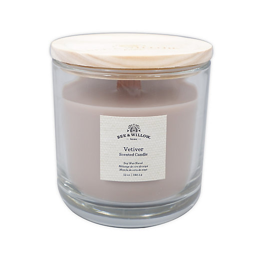 Alternate image 1 for Bee & Willow™ Vetiver 12 oz. Glass Candle
