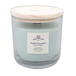 Pecksniff's England  Wild Bluebell Jasmine 3 Wick Candle Large with Silver Lid 