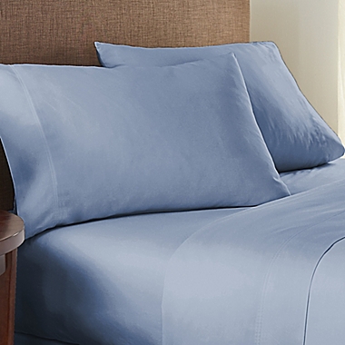 Nestwell&trade; Pure Earth Organic Cotton 300-Thread-Count Twin Sheet Set in Medium Stone. View a larger version of this product image.