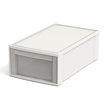 Simply Essential&trade; Underbed Stacking Drawer in White