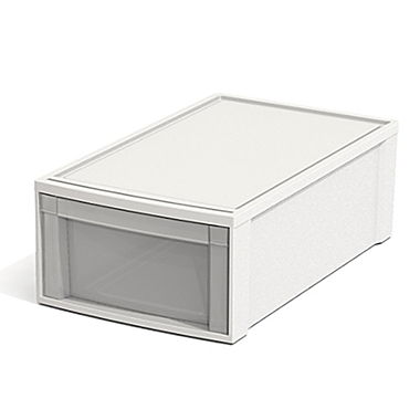 Simply Essential&trade; Underbed Stacking Drawer in White. View a larger version of this product image.