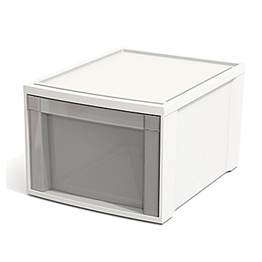 Simply Essential&trade; Large Stacking Drawer in White. View a larger version of this product image.