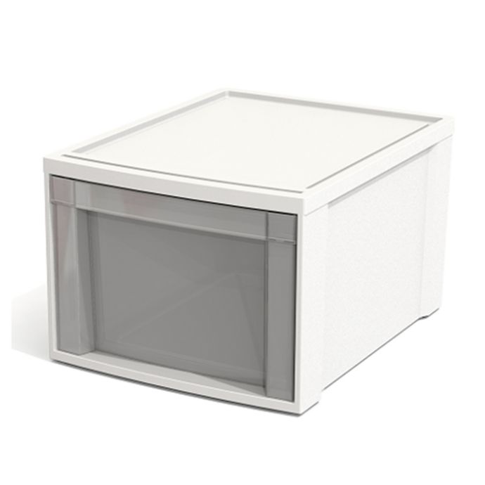 Simply Essential™ Large Stacking Drawer in White Bed Bath and Beyond