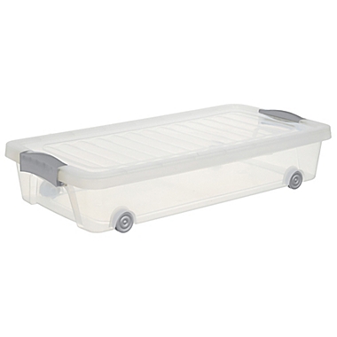 Simply Essential&trade; 33 qt. Underbed Rolling Storage Box. View a larger version of this product image.