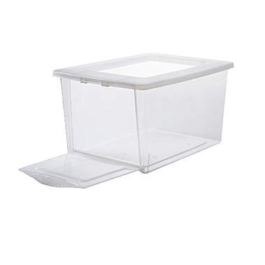 Simply Essential&trade; Drop-Front Storage Shoe Boxes (Set of 4). View a larger version of this product image.