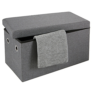 Simply Essential&trade; 28-Inch Folding Storage Bench. View a larger version of this product image.