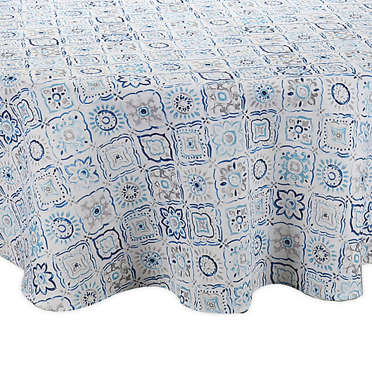 70 Inch Round Indoor Outdoor Tablecloth, 70 Inch Round Indoor Outdoor Tablecloth With Umbrella Hole