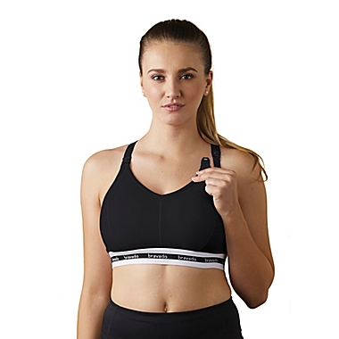 Bravado Designs Extra Large Original Full Cup Nursing Bra in Black. View a larger version of this product image.