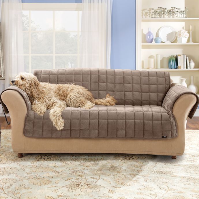 Sure Fit Deluxe Pet Furniture Cover In Sable Bed Bath Beyond