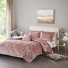 Alternate image 1 for Intelligent Design Felicia 4-Piece Full/Queen Comforter Set in Blush