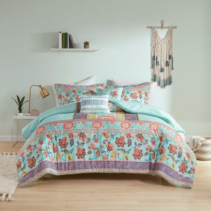 Intelligent Design Ophelia Boho Printed 5 Piece Duvet Cover Set Bed Bath And Beyond Canada