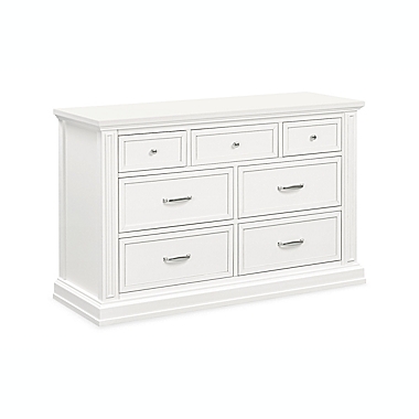 Million Dollar Baby Durham 7-Drawer Dresser in Warm White. View a larger version of this product image.