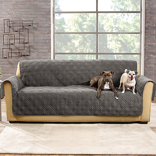 Sure Fit Quilted Pet Furniture Cover, Best Leather Sofa Covers For Pets
