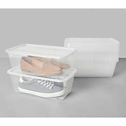 Simply Essential&trade; Stackable Shoe Boxes (Set of 12)